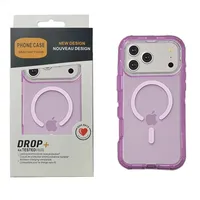 Étui de chargement magnétique robuste pour iPhone 18 17 Pro Max/16/15/14 Plus/13 (PC TPU) – Coques de téléphone portable