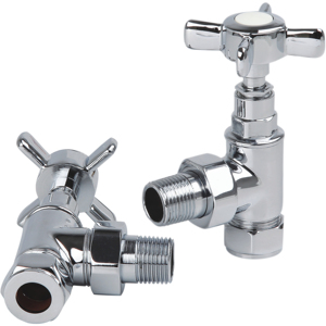 Válvula de <span class=keywords><strong>radiador</strong></span> manual para <span class=keywords><strong>radiador</strong></span> de toalla tradicional/clásica, de estómago recto cromado - Product Image 2