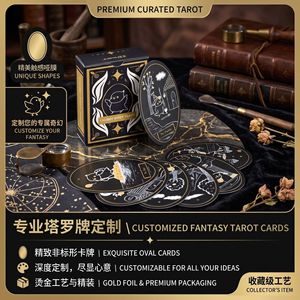 Baraja de tarot Chubby Birdy, cartas redondas, juego completo personalizado para adivinación - Product Image 5