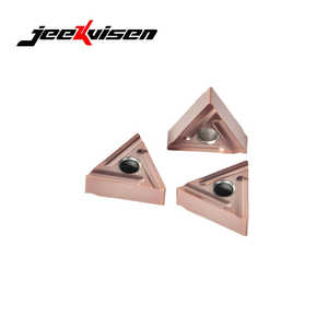 Jeekvisen TNMG160404R-S JA215P สามเหลี่ยมโลหะผสมสล็อตภายนอกทรงกระบอกแทรก CNC โลหะเซรามิกแทรกรุ่น tnmg - Product Image 1