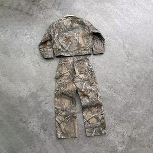 OEM Biểu Tượng Tùy Chỉnh Người Đàn Ông Của 2 Mảnh Bông Áo Đặt Đau Khổ Thêu Phun In Ấn Jogger Tracksuit Áo Và Quần Bó Sát Thiết Lập - Product Image 3