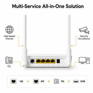 HS8145C5 Routeur Modem ONU Wi-Fi Fibre Optique FTTH Chine Mini XPON 2.4G GPON ONT Terminal Réseau GPON ONU Monobande pour FTTx - Product Image 2
