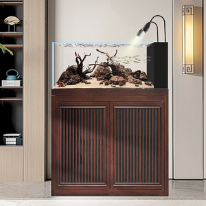 Nuevo Acuario Grande de Paisaje Natural 2026 para Sala de Estar, con Filtro de Fondo de Vidrio y Desbordamiento Lateral - Product Image 5