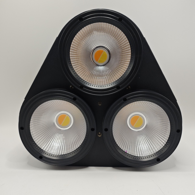 300W COB LED Audience Blinder Light 3 Eyes Blinder Light DMX512 W/WW/RGB/RGBW for Disco Party Club Theater