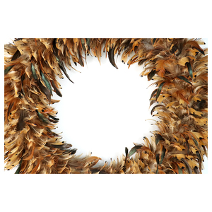 Vente <span class=keywords><strong>en</strong></span> Gros Rock Coq Faisan Plume Bijoux Accessoires Coiffe Rotin Noir Et Blanc Guirlande <span class=keywords><strong>De</strong></span> Noël - Product Image 3