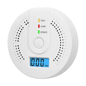 Détecteur d'alarme de monoxyde de carbone indépendant, haute sensibilité, écran LCD, certifié UL2034, fabriqué en Chine continentale A235 - Product Image 4