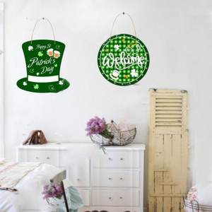 Nuevas Decoraciones <span class=keywords><strong>para</strong></span> el Día <span class=keywords><strong>de</strong></span> San Patricio, Letreros <span class=keywords><strong>de</strong></span> Trébol <span class=keywords><strong>de</strong></span> la Suerte, Adorno <span class=keywords><strong>para</strong></span> Puerta <span class=keywords><strong>de</strong></span> Camión, Guirnalda <span class=keywords><strong>de</strong></span> <span class=keywords><strong>Madera</strong></span> <span class=keywords><strong>para</strong></span> Puerta - Product Image 5