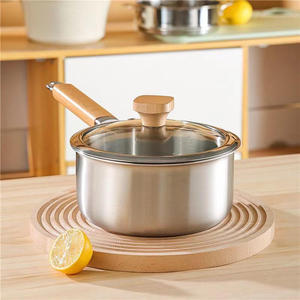 Nouvelle casserole à lait portable, non toxique, avec poignée confortable, en acier inoxydable à trois couches - Product Image 5