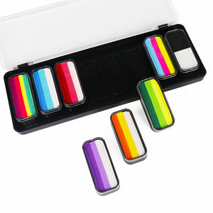 GP Couleurs personnalisées One Stroke Rainbow Split Face Painting <span class=keywords><strong>Palette</strong></span> Professional <span class=keywords><strong>Water</strong></span>-Based Body <span class=keywords><strong>Paint</strong></span> for Kids - Product Image 6