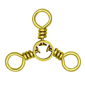 Plate-forme de pêche pivotante à trois voies <span class=keywords><strong>avec</strong></span> baril pivotant et liens à pression configuration robuste de pêche à la traîne et de coulée en eau salée pour la pêche en haute mer - Product Image 1