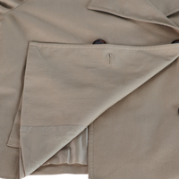 Vente en gros usine – Manteau trench court classique pour femme, coupe-vent décontracté, double boutonnage, vêtement d'extérieur printemps, support OEM ODM