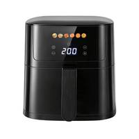 Friteuse à air numérique multifonctionnelle 4L avec fenêtre visible, sans huile, appareil électroménager professionnel