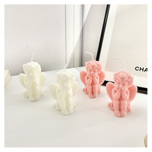 Bougie parfumée romantique faite à la main, 50 pièces, fournitures mignonnes, petit ange, parfum, cire, commémorative, pour cadeau, mariage - Product Image 2