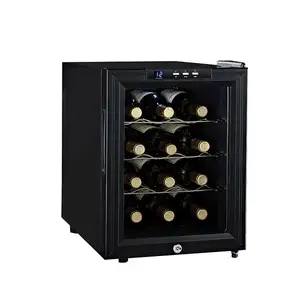 Glass door mini bar fridge showcase refrigerator, Slim wine Cabinet Red Wine Fridge, Mini Display Fridge