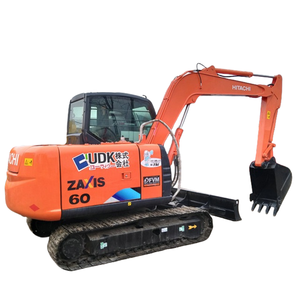 Bon prix Japon Hitachi zx60 Mini excavatrices domestiques sur chenilles hydrauliques d'occasion 60 tonnes Godet pelle d'occasion - Product Image 1