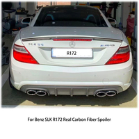 Mercedes Benz SLK R171 R172 200 300 350 55 2004-2012 en fibre de carbone humide Style AMG forge arrière en fibre de carbone becquet accessoire de voiture