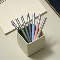 Bolígrafo Retráctil de Plástico de 0.5mm con Cuerpo Deportivo para Escritura, con Logotipo Personalizado, Accesorios de Oficina Ejecutiva, Bolígrafo NFC