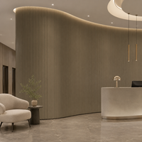 Panneau acoustique moderne en MDF personnalisé avec une réduction sonore élevée pour la décoration murale des hôtels, bureaux, hôpitaux, chambres et espaces commerciaux
