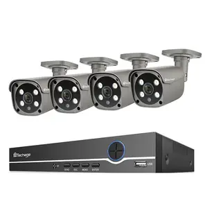 H265 Poe NR MP 4通道监控系统安全摄像机IP CCTV系统