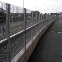 358 Anti-Climb Fence Nature-Treated Iron Wire Mesh Prison-Grade High-Strength Security for Airport Residential Perimeter