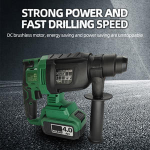 Youshu מקצועי פטיש רוטרי מקדחה 22 מ "מ חבלים פטיש עם שלוש פונקציה 1350w 1500/min 220v תעשייתי - Product Image 3