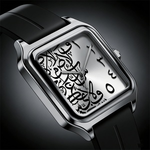Arabic Numerals Watch Men's Quartz Watch Stainless Steel Alloy Waterproof Watch Men's Business Watch Fashion Luxury - Product Image 1