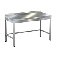 Mesa de Trabajo de Cocina Cuadrada de Acero Inoxidable, Fabricada a Medida con CNC, Gabinete de Seguridad Industrial Estándar