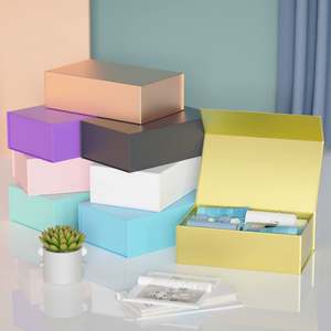 Caja de Regalo Magnética Plegable con Logotipo Personalizado Impreso, Caja de Embalaje de Cartón Rígido, Caja de Papel Plana de Lujo - Product Image 2