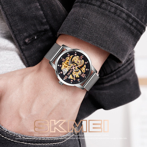 Montres mécaniques originales Skmei 9199 pour hommes, montres <span class=keywords><strong>à</strong></span> <span class=keywords><strong>quartz</strong></span> de luxe, personnalisation OEM - Product Image 2