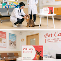 Test rapide combiné pour la détection de la leucémie féline (FeLV) et du VIH félin (FIV) chez les animaux – Échantillon gratuit – Diagnostic vétérinaire à domicile