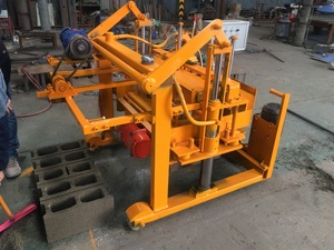 Kleiner Dieselmotor Mobile Brick Making Machine Qt40-3a Eiablage Mobile Manual Brick Machine - Product Image 4
