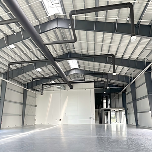 Estructura de acero prefabricada de 1000 metros cuadrados para almacén, garaje, oficina, pasillo de hotel, Kits de construcción de metal - Product Image 1