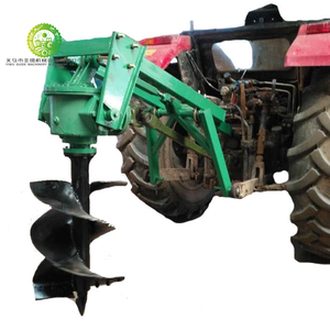 High productivity small steel tree pit excavator / excavator PTO driven screw pile driver tree planting machine - Product Image 1