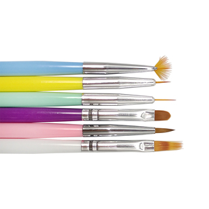 Lot de 15 pinceaux professionnels pour nail art – Kit d'outils de dessin, de pointillage et de peinture – Poils en nylon pour gel, vernis et design – Pinceaux de manucure pour salon - Product Image 3