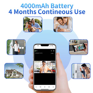 กล้องออดอัจฉริยะ PIR TUYA WIFI รุ่นใหม่ ปี 2025 ความละเอียด 1080P มาตรฐานกันน้ำ IP65 รองรับเสียงสองทาง มองเห็นในเวลากลางคืน ระบบไร้สาย สำหรับความปลอดภัยภายในบ้าน - Product Image 5