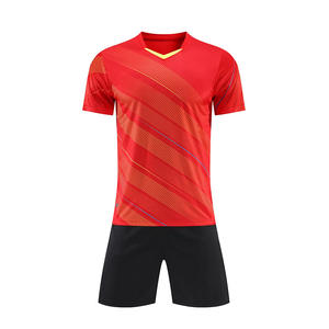 Ensemble de tenue de football à manches courtes et séchage rapide pour l'été, pour enfants, hommes, femmes - Vente en gros rapide pour l'entraînement sportif <span class=keywords><strong>junior</strong></span> - Product Image 3