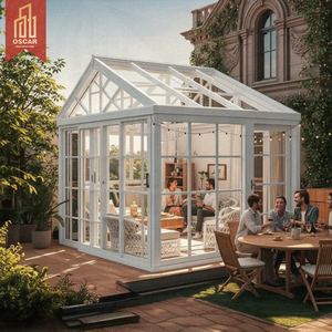<span class=keywords><strong>Solarium</strong></span> en verre d'occasion, bioclimatique, <span class=keywords><strong>à</strong></span> contrôle de température naturel, véranda préfabriquée résidentielle, extérieur, en vente, porte pliante - Product Image 1