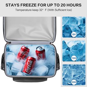 Mochila Nevera Aislante, Impermeable, Lavable y Reciclable, Ligera, a Prueba de Fugas, <span class=keywords><strong>para</strong></span> Hombres y Mujeres, Ideal <span class=keywords><strong>para</strong></span> Camping, Playa, Picnic y <span class=keywords><strong>Trabajo</strong></span> - Product Image 3