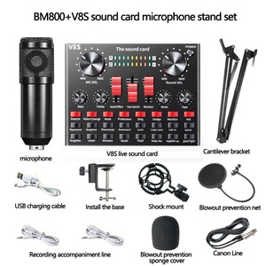 Interfaz <span class=keywords><strong>de</strong></span> Audio Externa <span class=keywords><strong>de</strong></span> Alta <span class=keywords><strong>Calidad</strong></span> V8S BM800, Mezclador <span class=keywords><strong>de</strong></span> <span class=keywords><strong>Precio</strong></span>, <span class=keywords><strong>Tarjeta</strong></span> <span class=keywords><strong>de</strong></span> <span class=keywords><strong>Sonido</strong></span> <span class=keywords><strong>de</strong></span> Grabación - Product Image 6