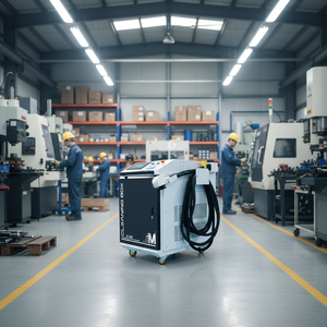 Machine de nettoyage au laser pulsé refroidie par air, portable, compacte, <span class=keywords><strong>pour</strong></span> <span class=keywords><strong>le</strong></span> décapage de peinture automobile, nettoyage sans contact - Product Image 5