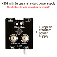Module d'amplificateur de puissance DC12V ZK-X302 Entrée BT 6J1 6J2 Tube Amplificateur de puissance Module de carte d'amplificateur de puissance HIFI Alimentation
