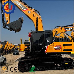 Used Sany SY215C Crawler Excavator 2023 Model 1.2m Bucket 21 Ton Operating <b>Weight</b> China Origin Earth Moving Equipment - Product Image 1