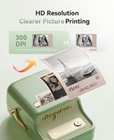 Imprimante Thermique NiiMbot B21 Sans Encre pour Téléphone, Petites et Grandes Étiquettes Photo, Durée de Vie Aliments Surgelés