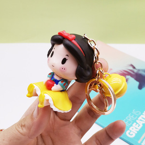 Porte-clés dessin animé Q mignon princesse porte-clés cloche Belle princesse porte-clés <span class=keywords><strong>cendrillon</strong></span> sac pendentif - Product Image 2