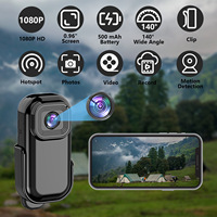 Caméra de casque portable portable Caméra d'action à rotation de 360 degrés 1080p HD Enregistrement MicroSD Caméra mains libres Sports Vlog