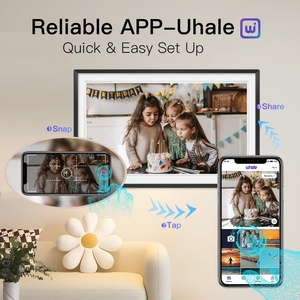 15.6inch Extra <b>Large</b> Digital Picture <b>Frame</b> WiFi Smart Digital <b>Photo</b> <b>Frame</b> FHD Touchscreen 32GB,Remotely Send <b>Photos</b> Videos Uhale - Product Image 4