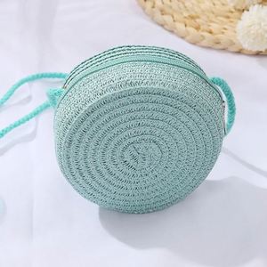 Gewebte Beuteltasche aus Spitzenstoff, geflochtener Papierstrohbeutel - Product Image 5