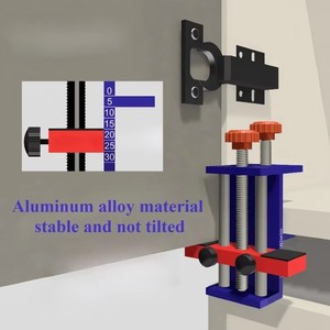 Aluminium Alloy Multifunctional Cabinet Door Installation Tools Woodworking Cabinet <b>Clamps</b> <b>Frame</b> Auxiliary Positioning <b>Clamps</b> - Product Image 3