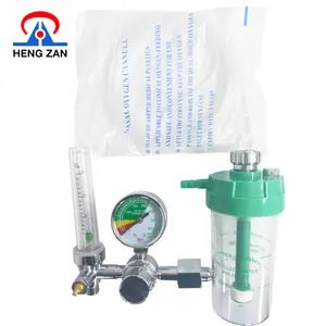 Régulateur d'oxygène portable de haute qualité avec kit, compteur de débit, cylindre médical, régulateur d'oxygène
