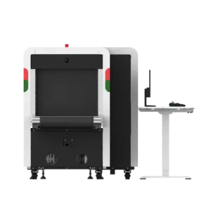 140KV 엑스레이 발전기 6550D 를 가진 AI 이중 전망 공항 엑스레이 수화물 스캐너